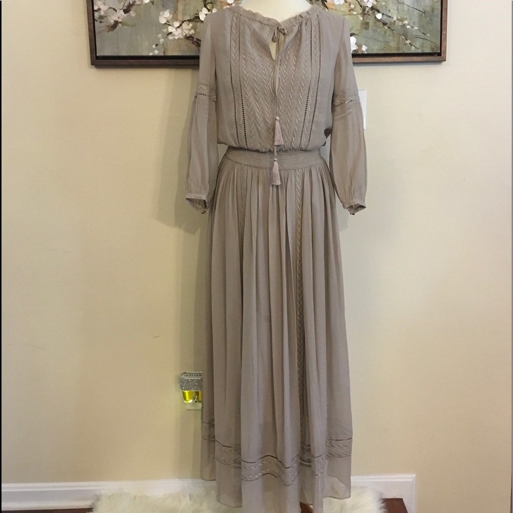 Banana Republic's Silk Tassel Boho Dress